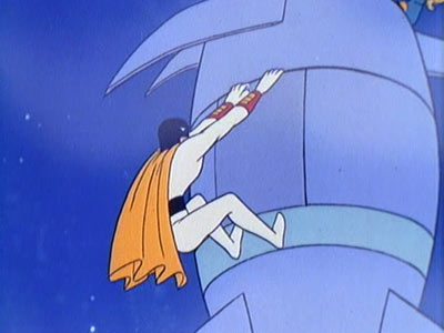 Space Ghost opening rocket