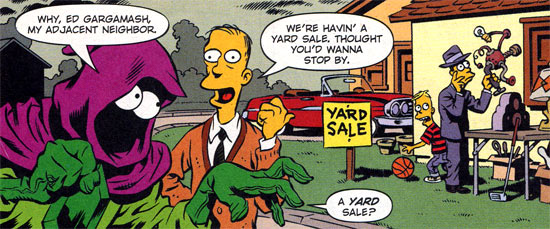 Plasmo hears about a yard sale