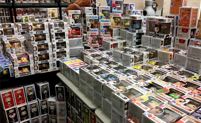 Funko Pop table (one of many)