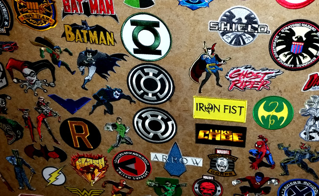 Superhero patches