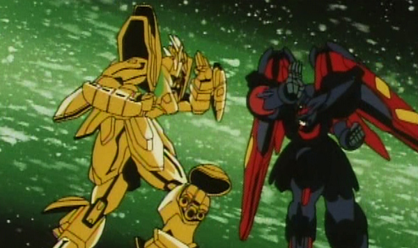 Shining Gundam vs. Master Gundam