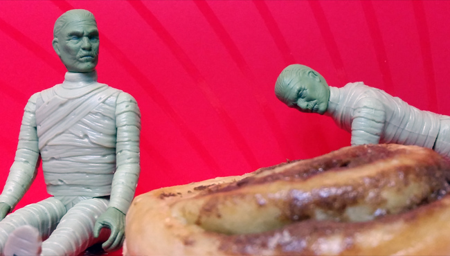 Mummy Brothers with breakfast
