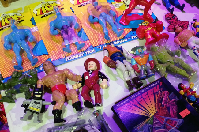 Table full of figures