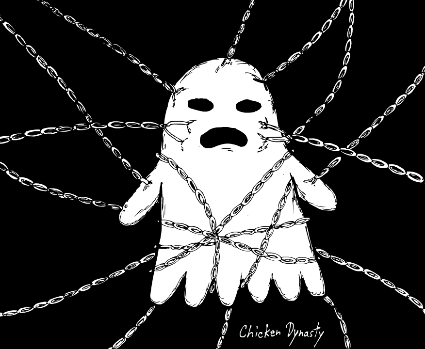 Ghost in chains like in Hellraiser