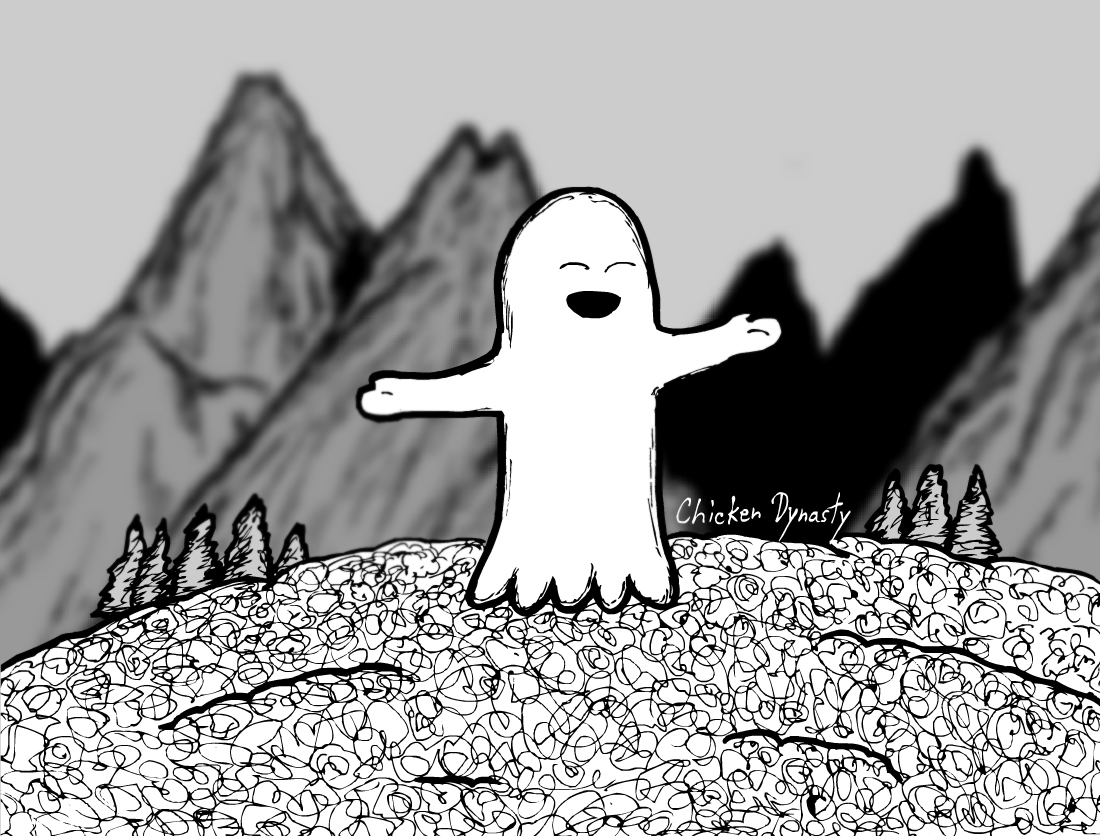 Ghost singing "The Hills are Alive" from The Sound of Music